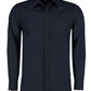 Tailored Fit Long Sleeve Poplin Shirt - Dark Navy