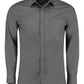 Tailored Fit Long Sleeve Poplin Shirt - Graphite