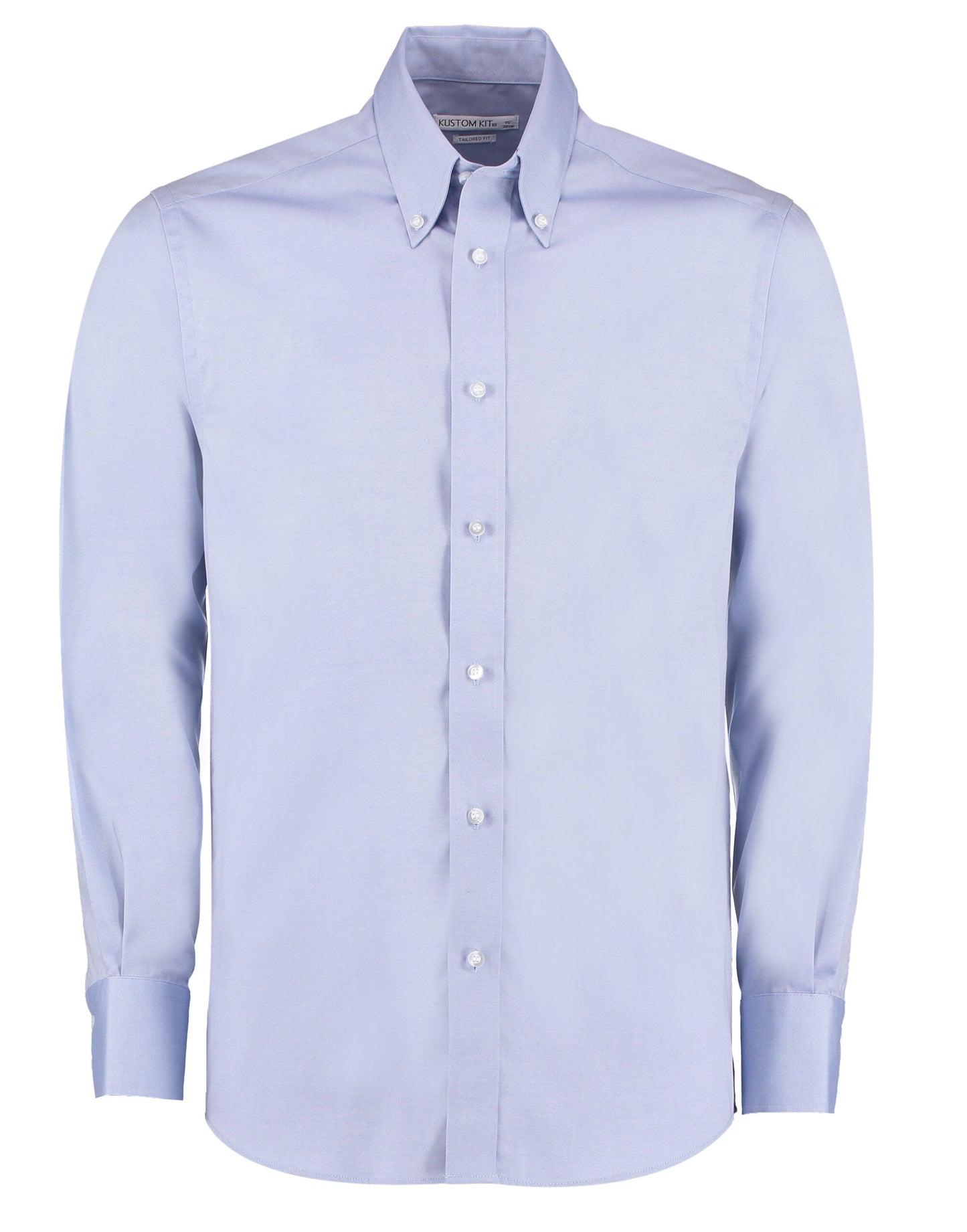 Tailored Fit Long Sleeve Premium Oxford Shirt - Light Blue