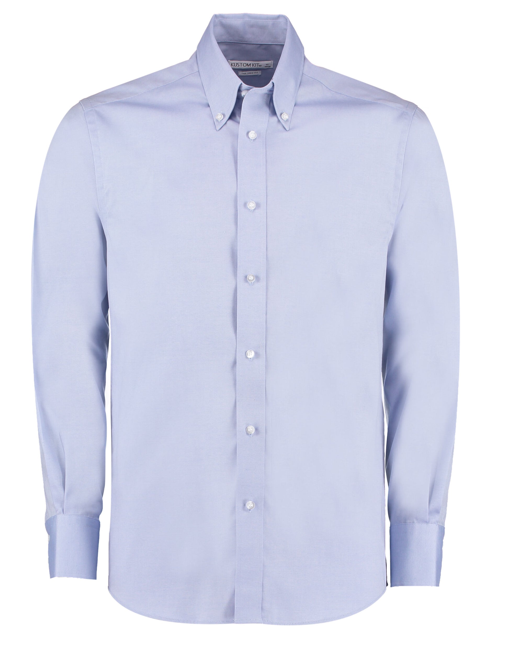 Tailored Fit Long Sleeve Premium Oxford Shirt - Light Blue
