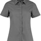 Tailored Fit Short Sleeve Poplin Shirt - Graphite