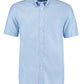 Classic Fit Short Sleeve Workwear Oxford Shirt - Light Blue