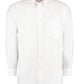 Classic Fit Long Sleeve Workwear Oxford Shirt - White