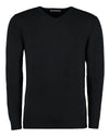 Regular Fit Arundel Long Sleeve V-Neck Sweater - Black