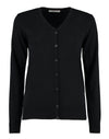 Regular Fit Arundel V-Neck Cardigan - Black