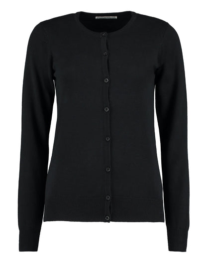 Regular Fit Arundel Crew Neck Cardigan - Black