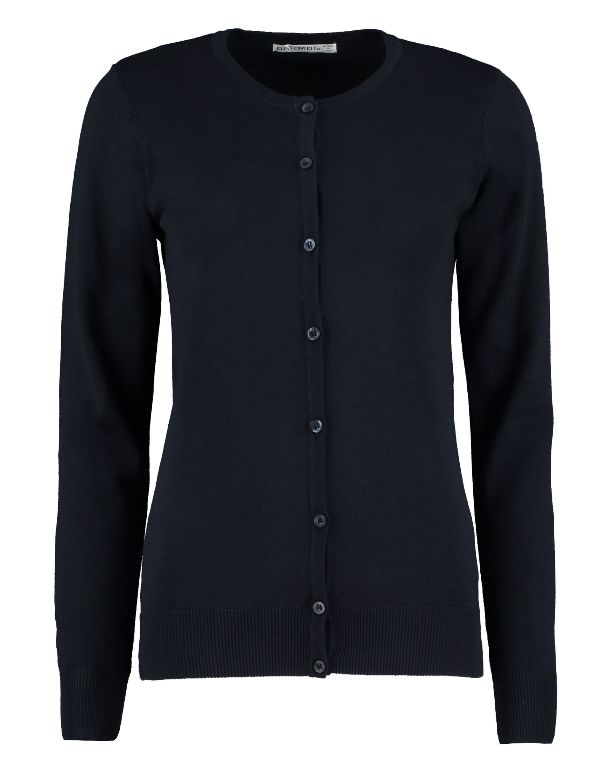 Regular Fit Arundel Crew Neck Cardigan - Navy
