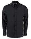 Tailored Fit Long Sleeve City Shirt - Black