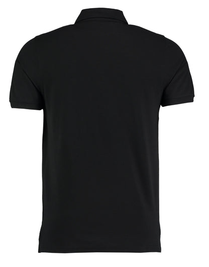 Slim Fit Heavyweight Klassic Superwash® 60 Polo - Black