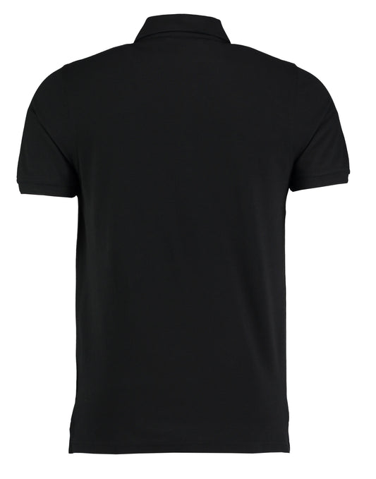 Slim Fit Heavyweight Klassic Superwash® 60 Polo - Black