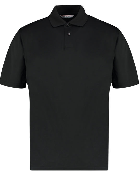 Regular Fit Superwash® 60º Pique Polo with Cooltex® Plus - Black