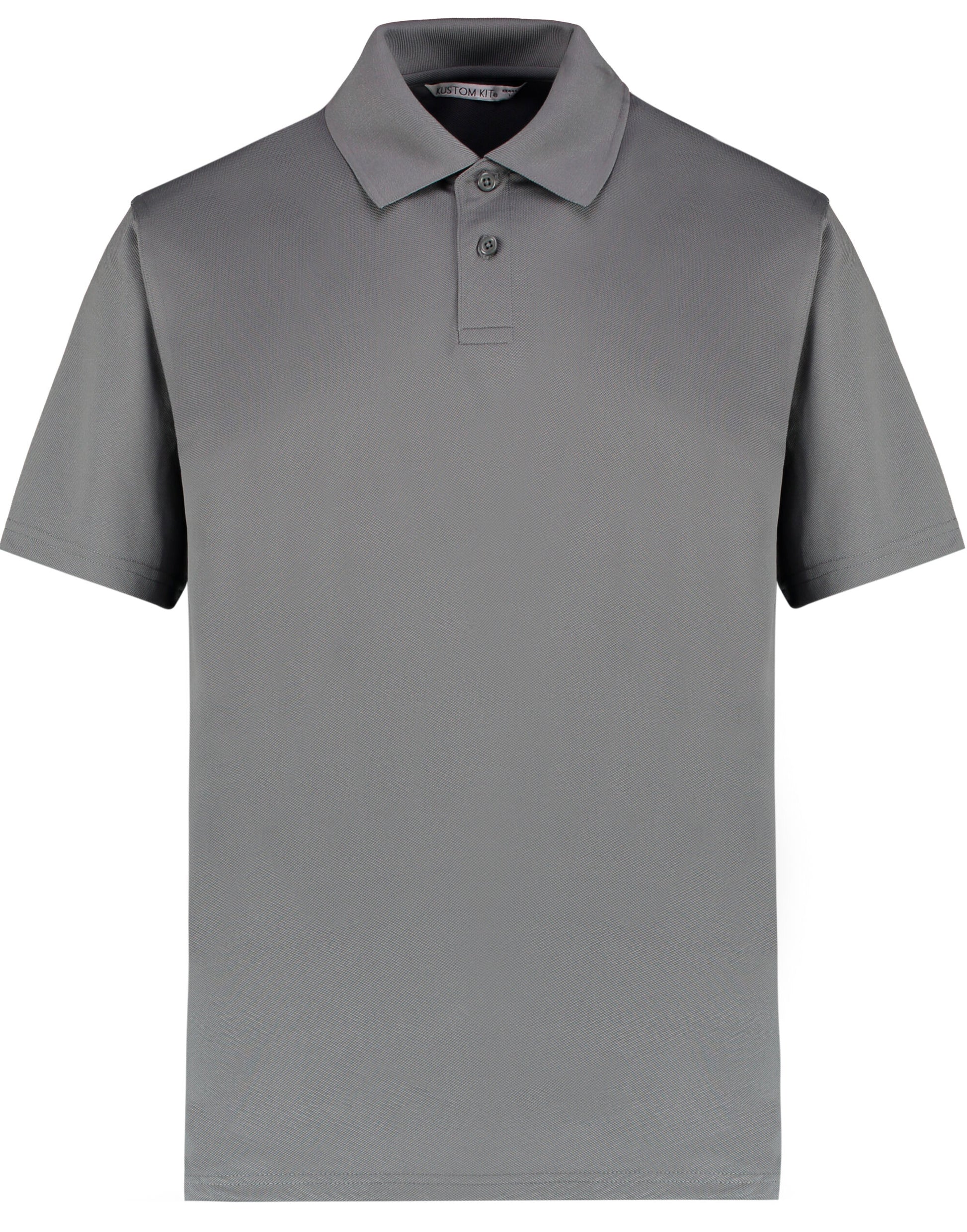 Regular Fit Superwash® 60º Pique Polo with Cooltex® Plus - Charcoal