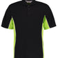Classic Fit Track Polo - Black/Lime/White