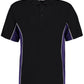 Classic Fit Track Polo - Black/Purple/White