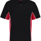 Classic Fit Track Polo - Black/Red/White
