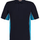 Classic Fit Track Polo - Navy/ Turqoise