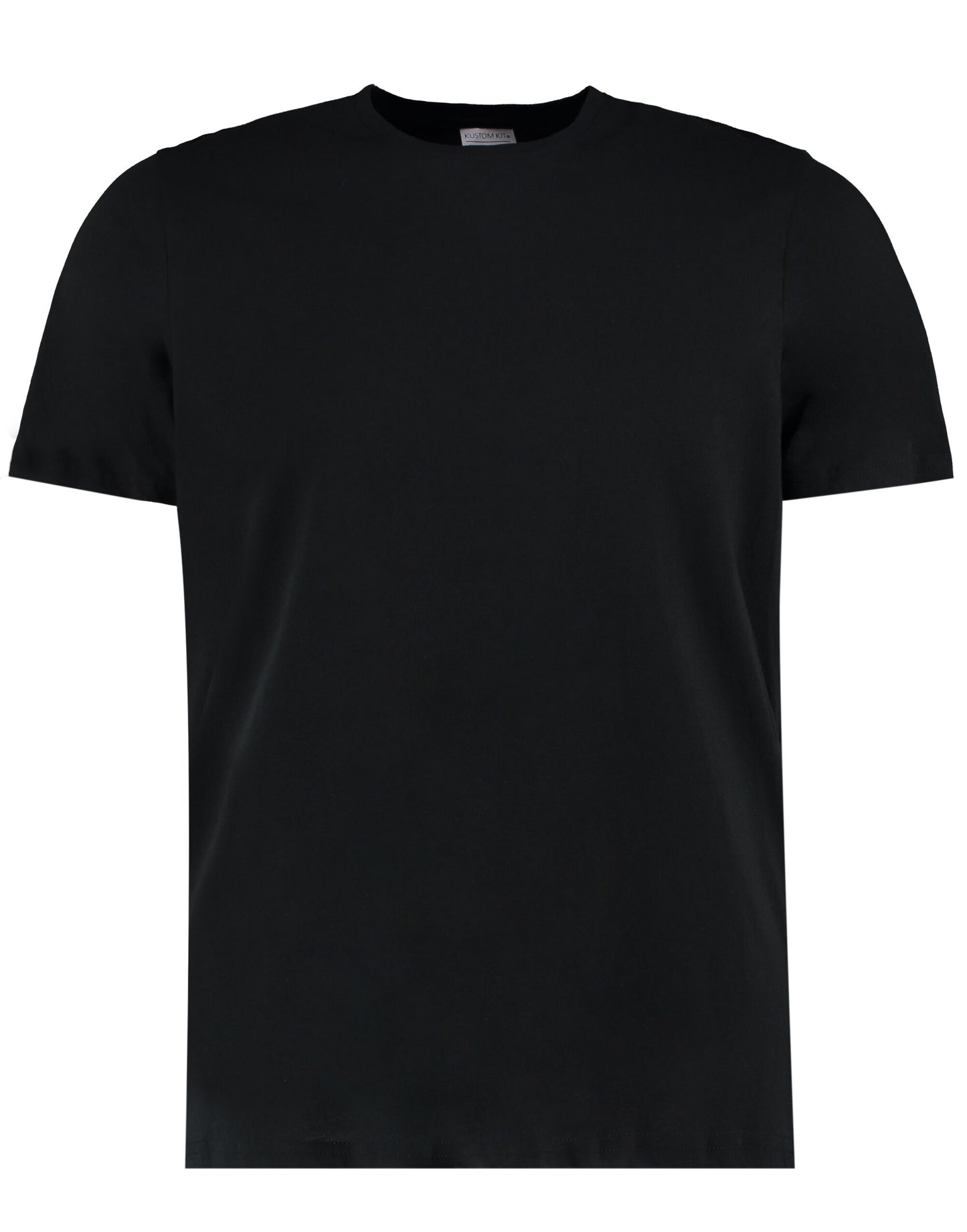 Fashion Fit Cotton Tee - Black