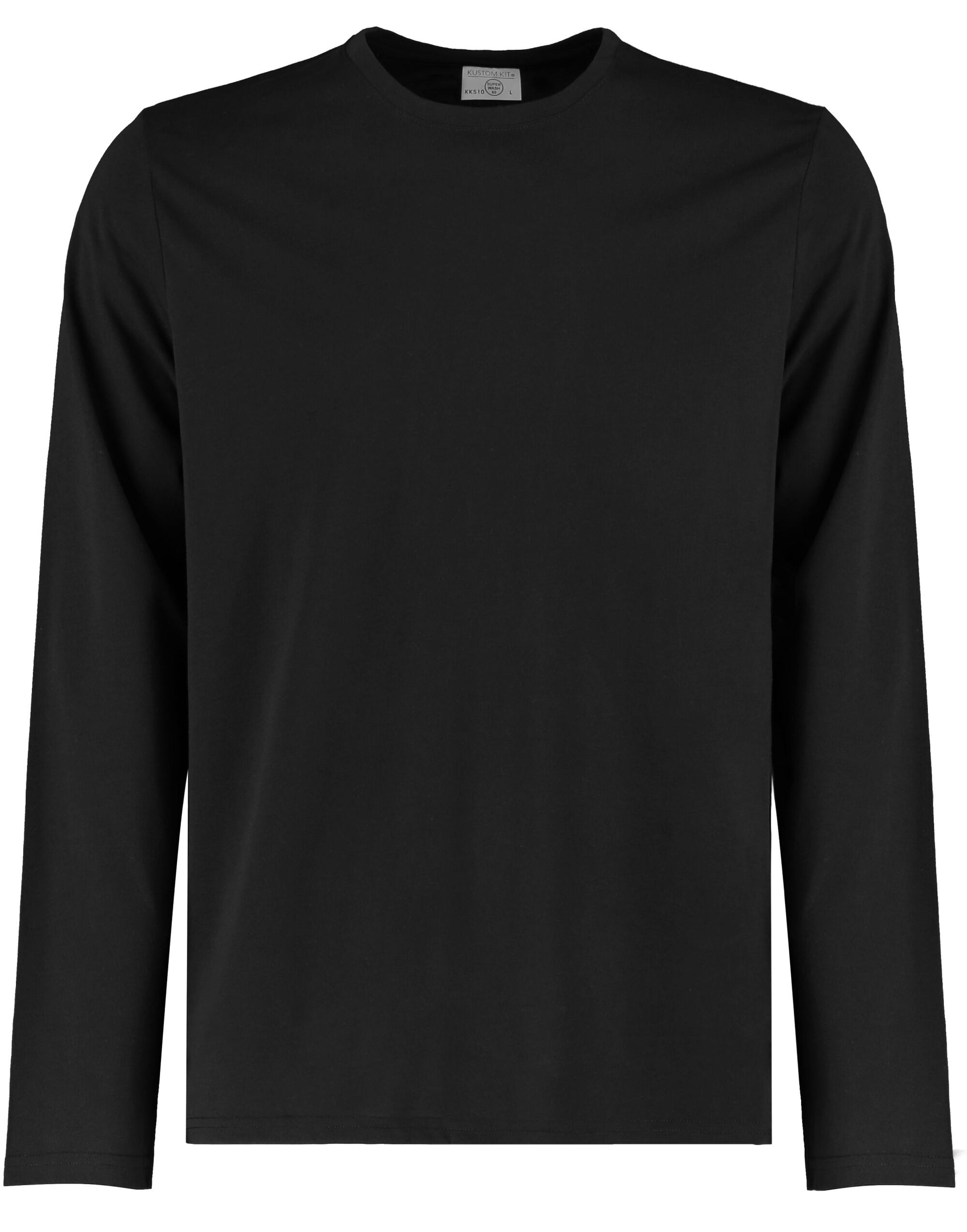 Fashion Fit Long Sleeve Superwash® 60° Tee - Black