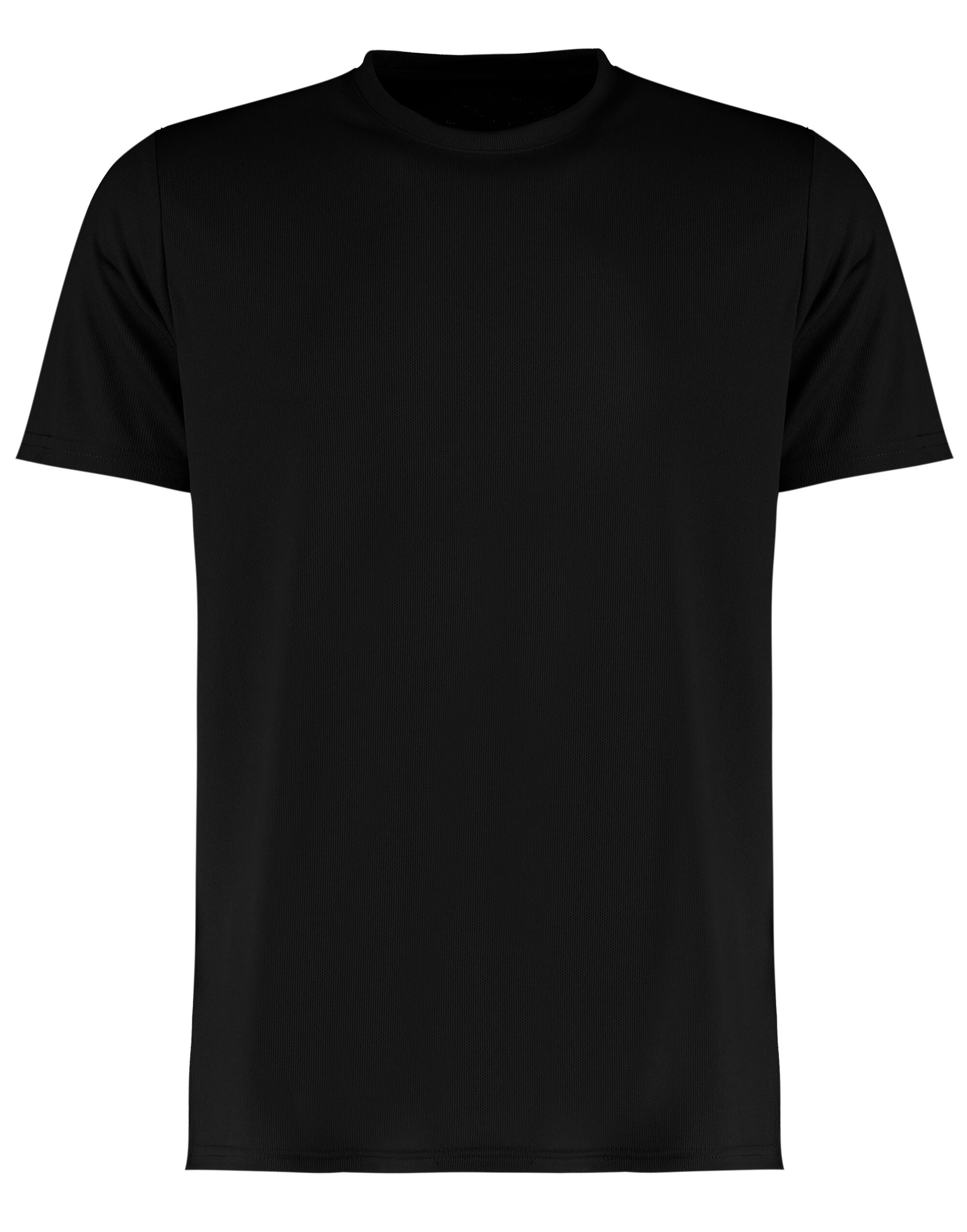 Regular Fit Micro Mesh Tee with Cooltex® Plus - Black