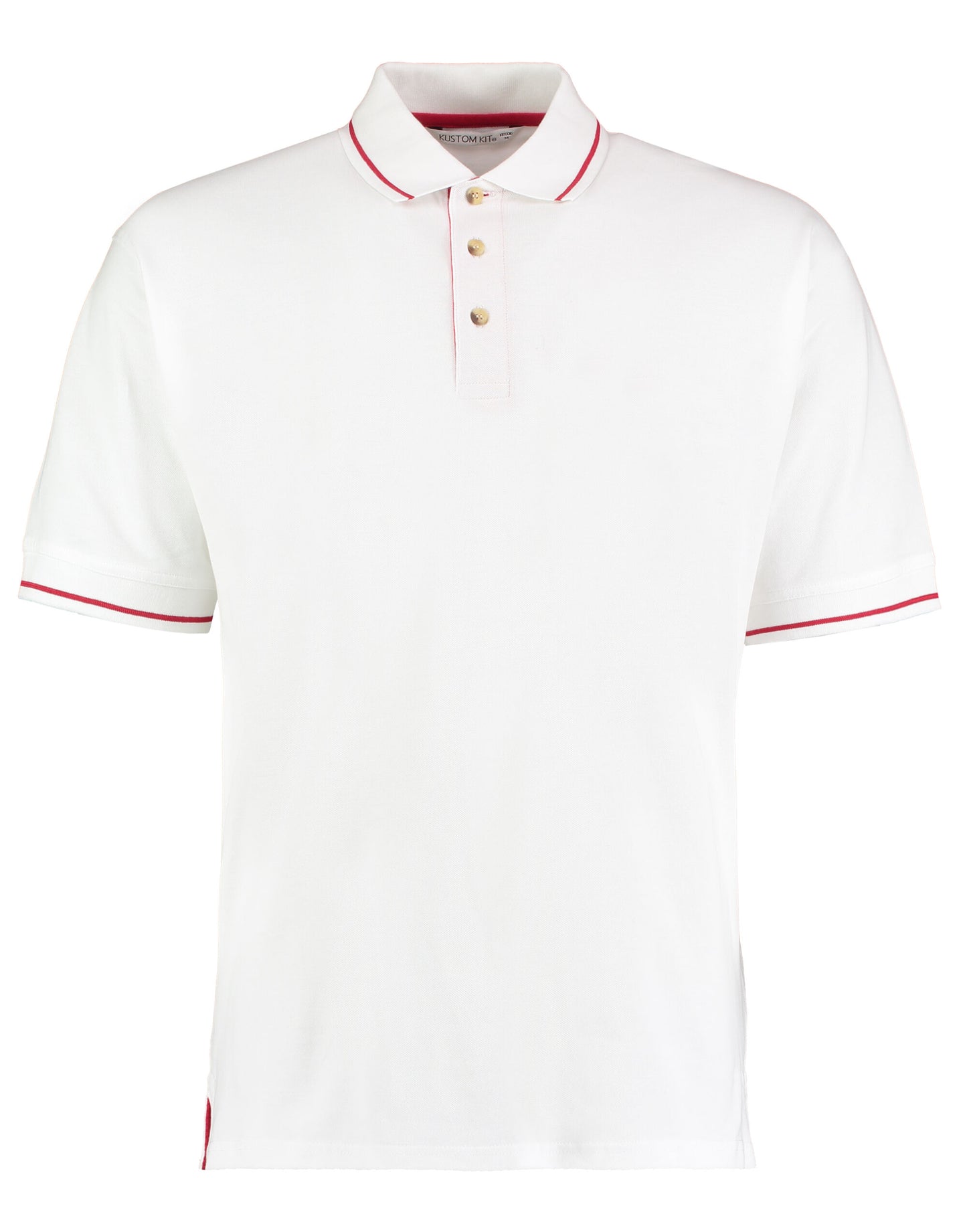 Classic Fit St.Mellion Polo - White/Bright Red