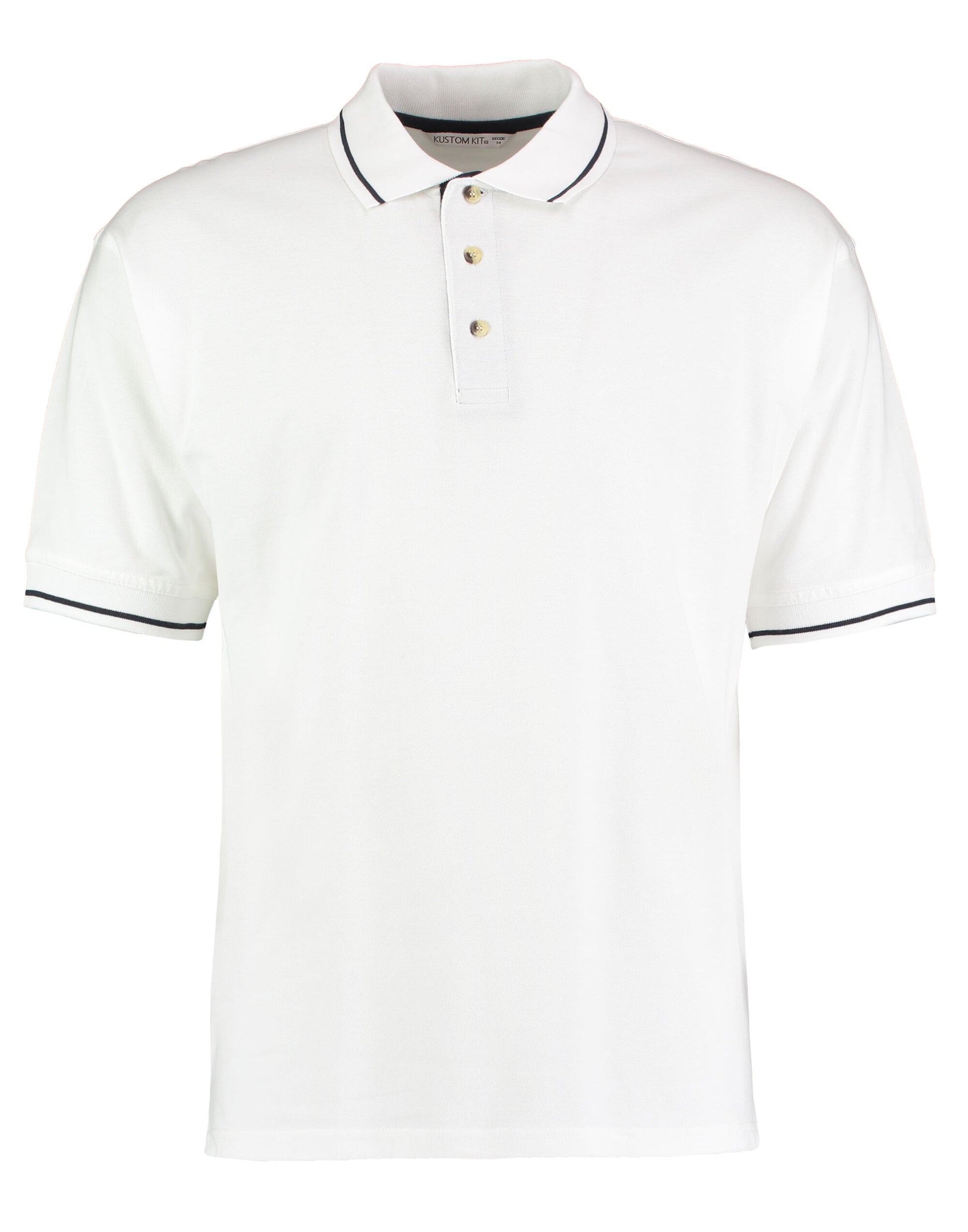 Classic Fit St.Mellion Polo - White/Navy