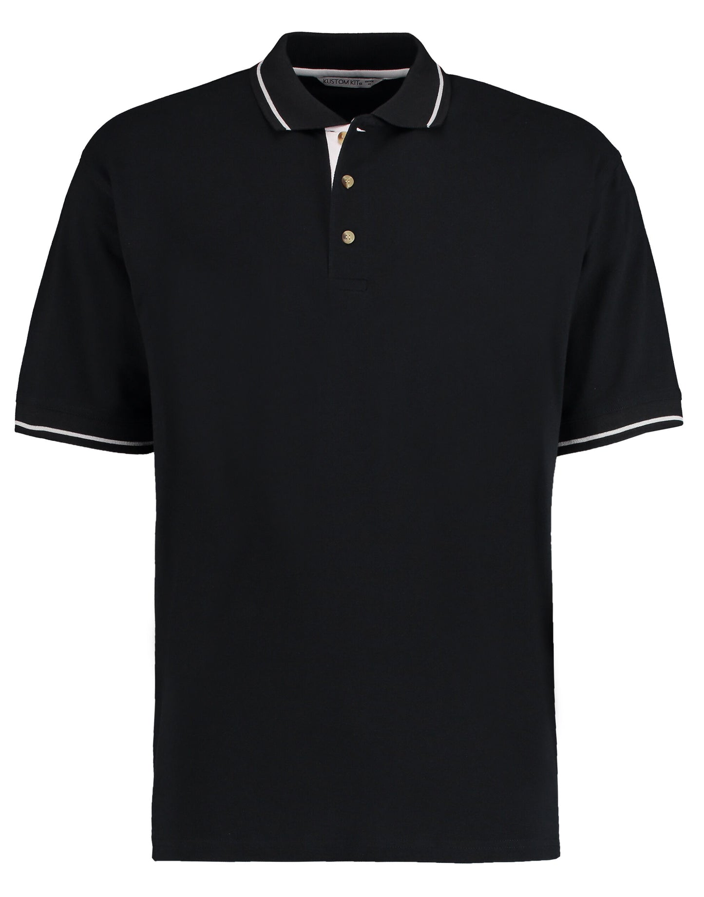Classic Fit St.Mellion Polo - Black/White