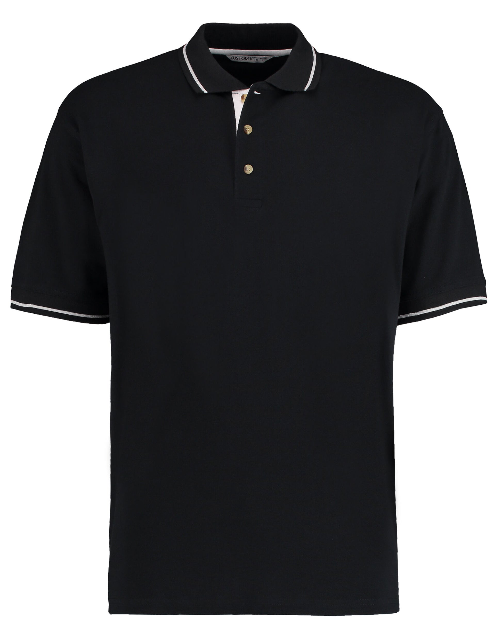 Classic Fit St.Mellion Polo - Black/White