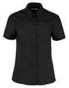 Tailored Fit Short Sleeve Premium Oxford Shirt - Black