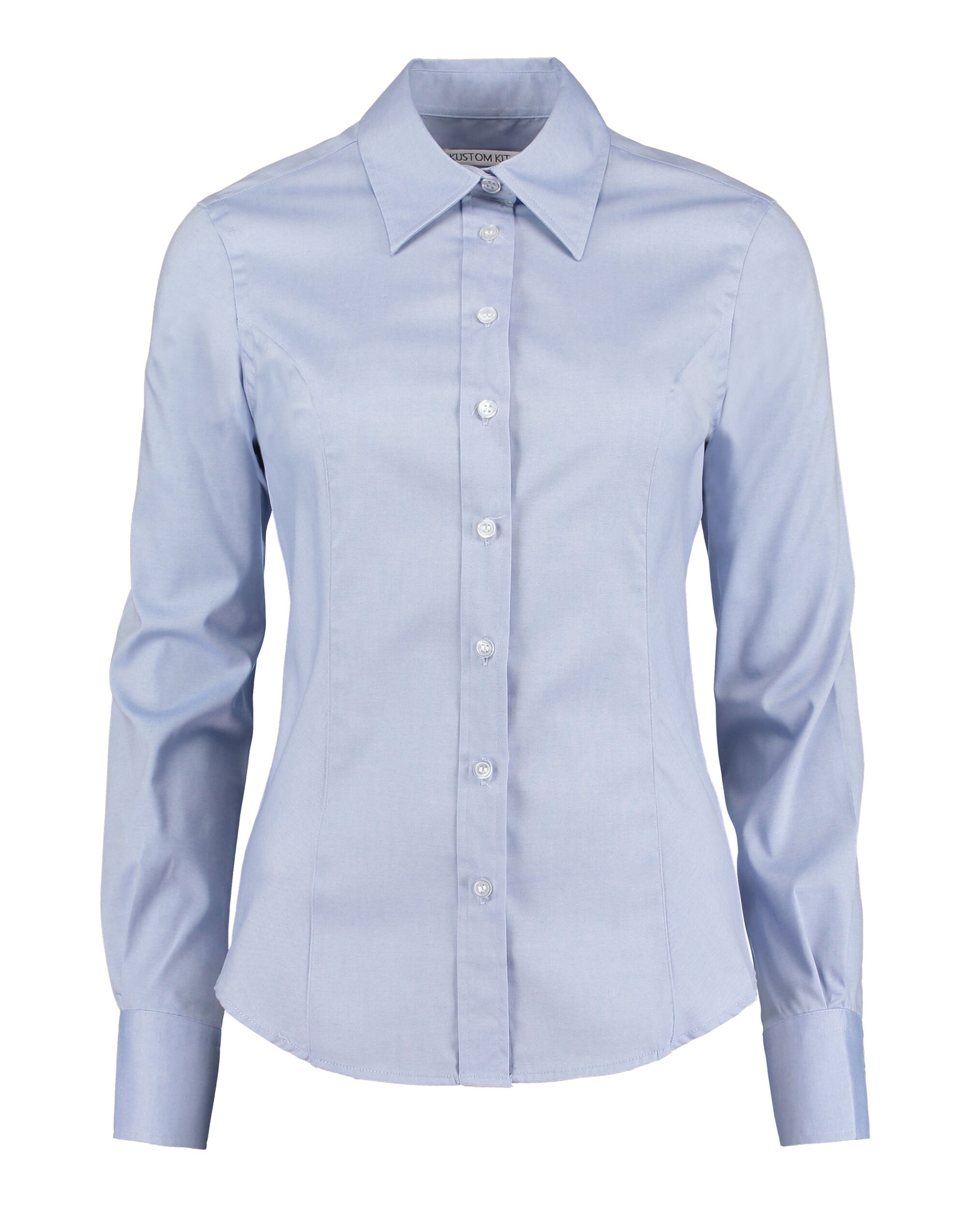 Tailored Fit Long Sleeve Premium Oxford Shirt - Light Blue
