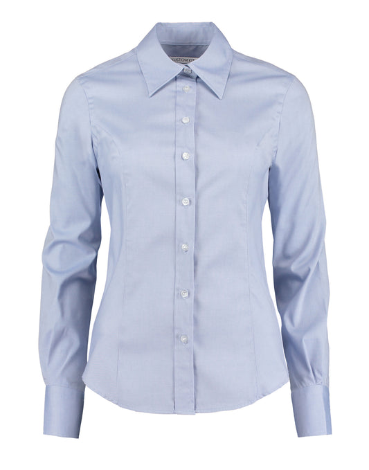 Tailored Fit Long Sleeve Premium Oxford Shirt - Light Blue
