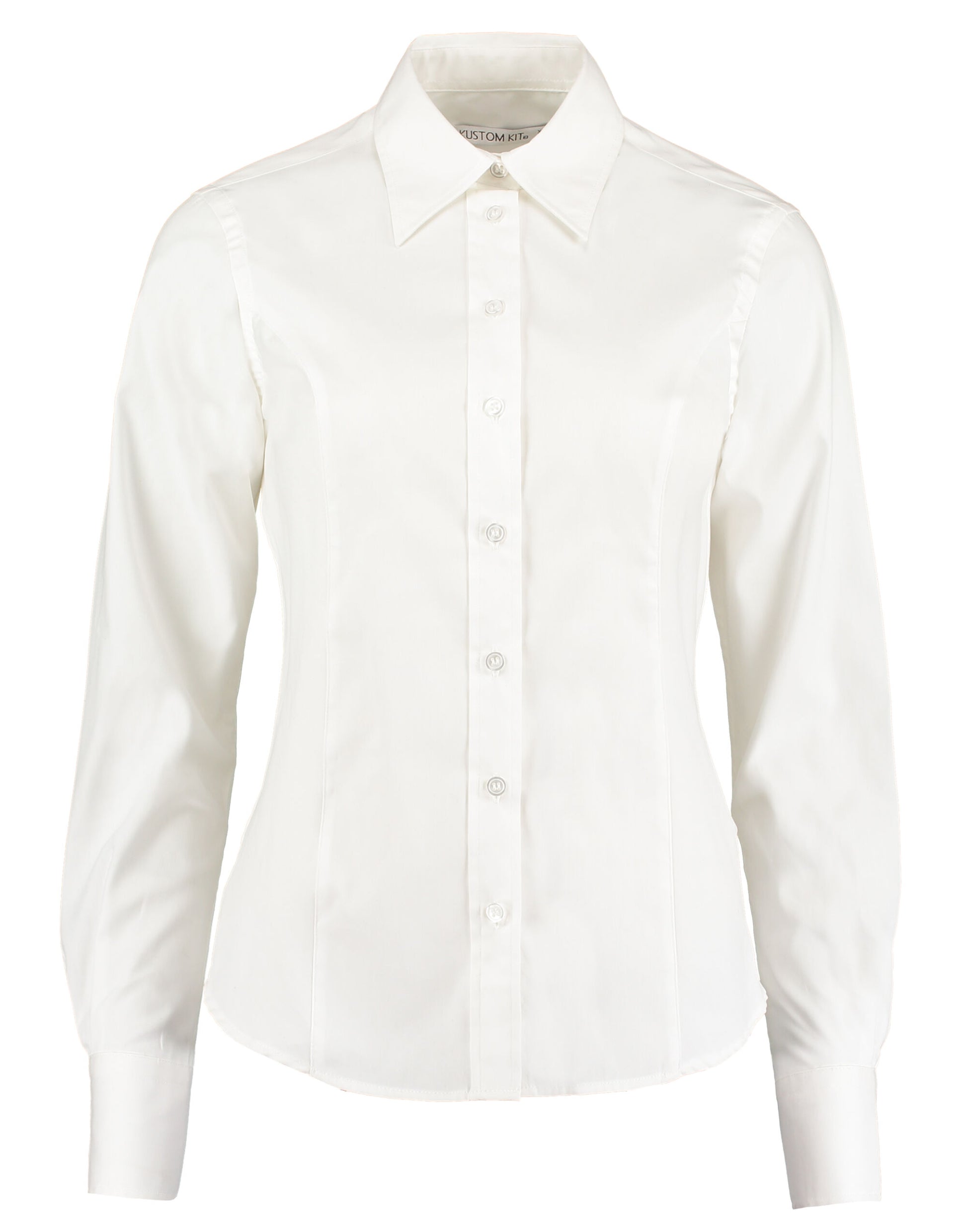 Tailored Fit Long Sleeve Premium Oxford Shirt - White