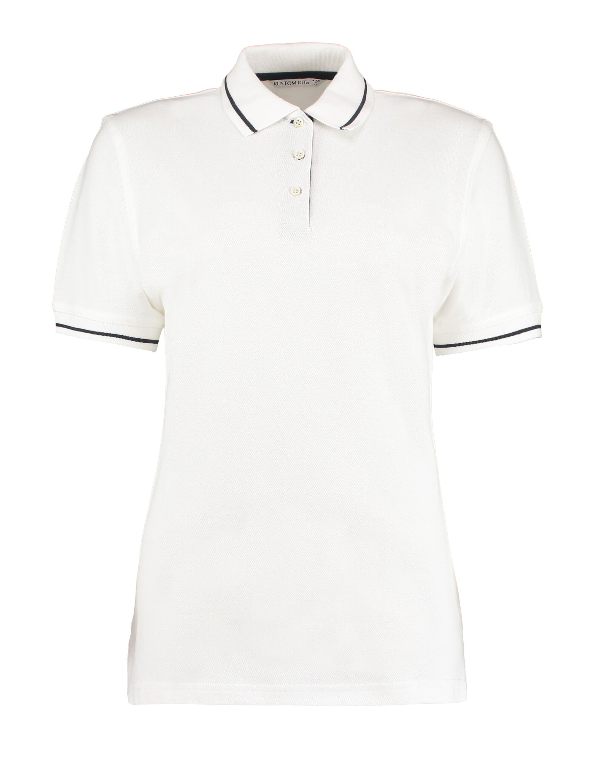 Classic Fit St Mellion Polo - White/Navy