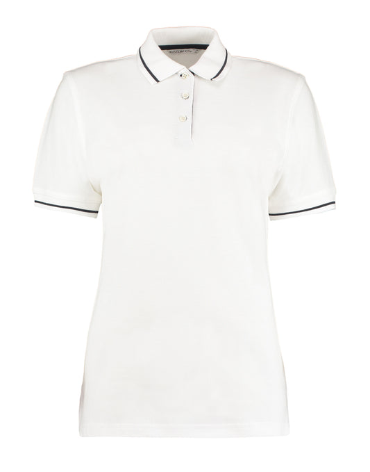 Classic Fit St Mellion Polo - White/Navy