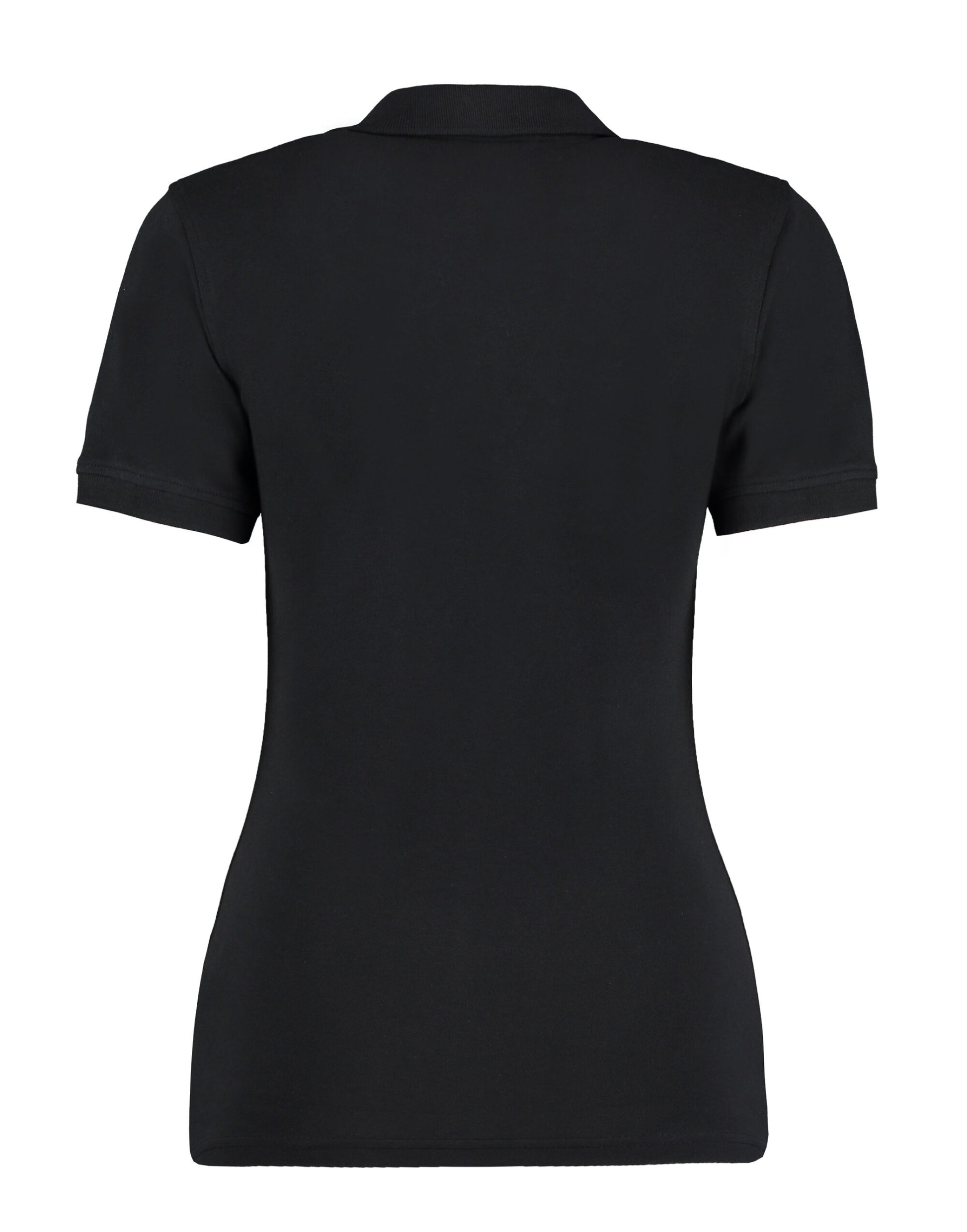 Regular Fit Comfortec® V-Neck Polo - Black