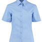 Tailored Fit Short Sleeve Business Shirt - Light Blue