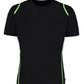 Men's Regular Fit Cooltex® Contrast Tee - Black/Flourescent Lime