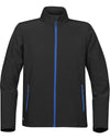 Men's Orbiter Softshell - Black/ Azure Blue