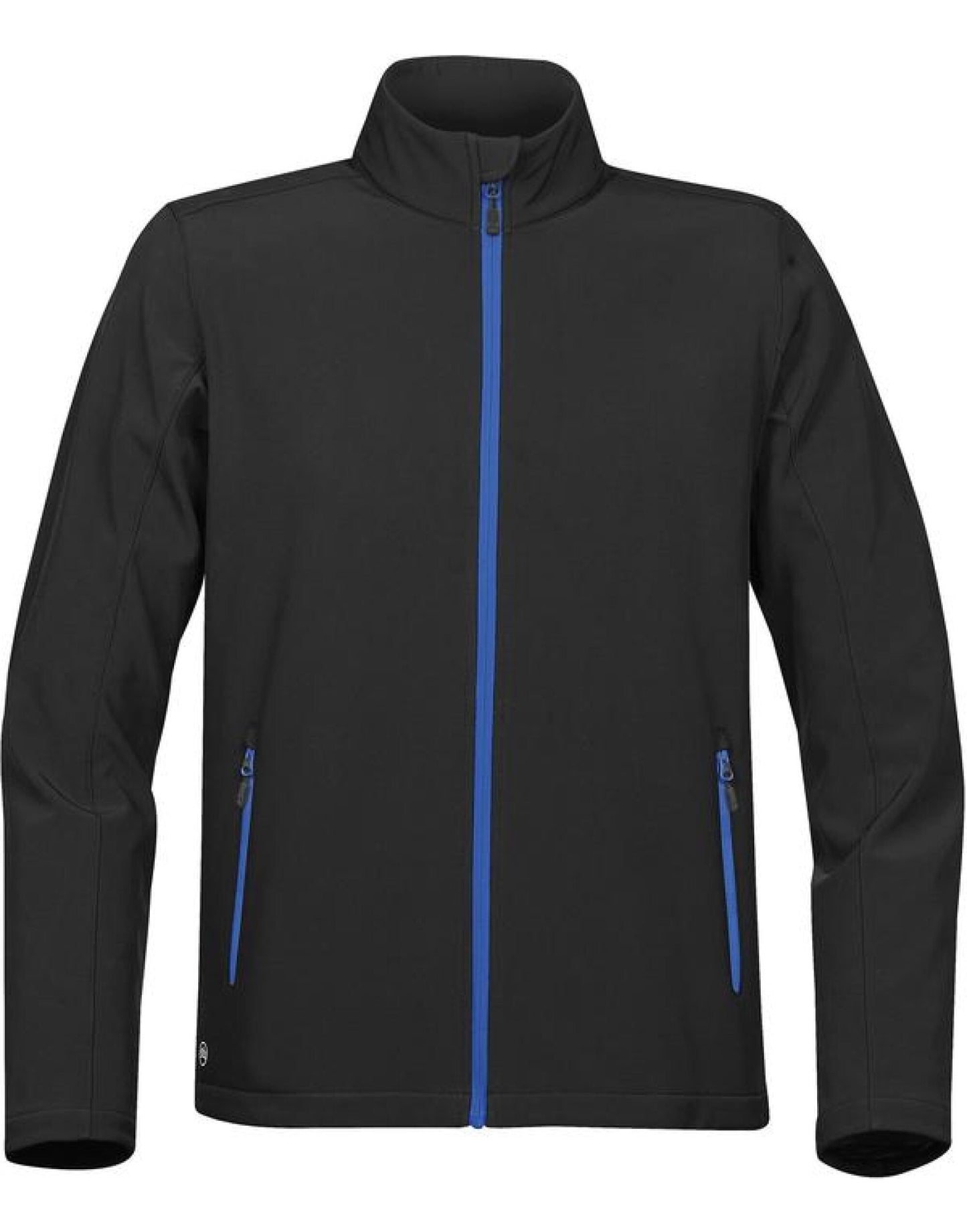 Men's Orbiter Softshell - Black/ Azure Blue