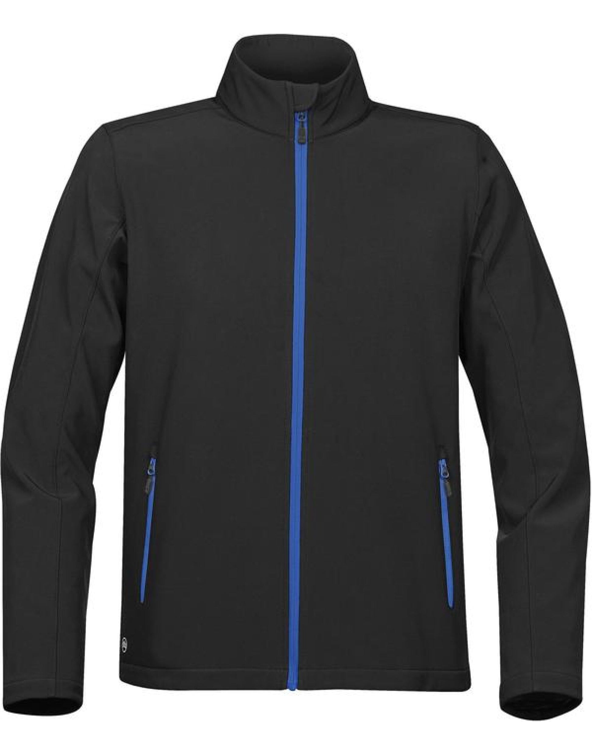 Men's Orbiter Softshell - Black/ Azure Blue