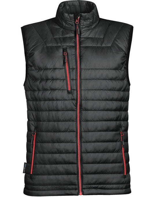 Men's Gravity Thermal Bodywarmer - Black/True Red