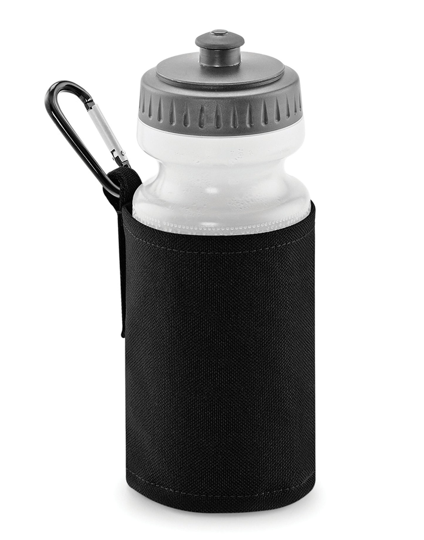 Water Bottle And Holder - Black