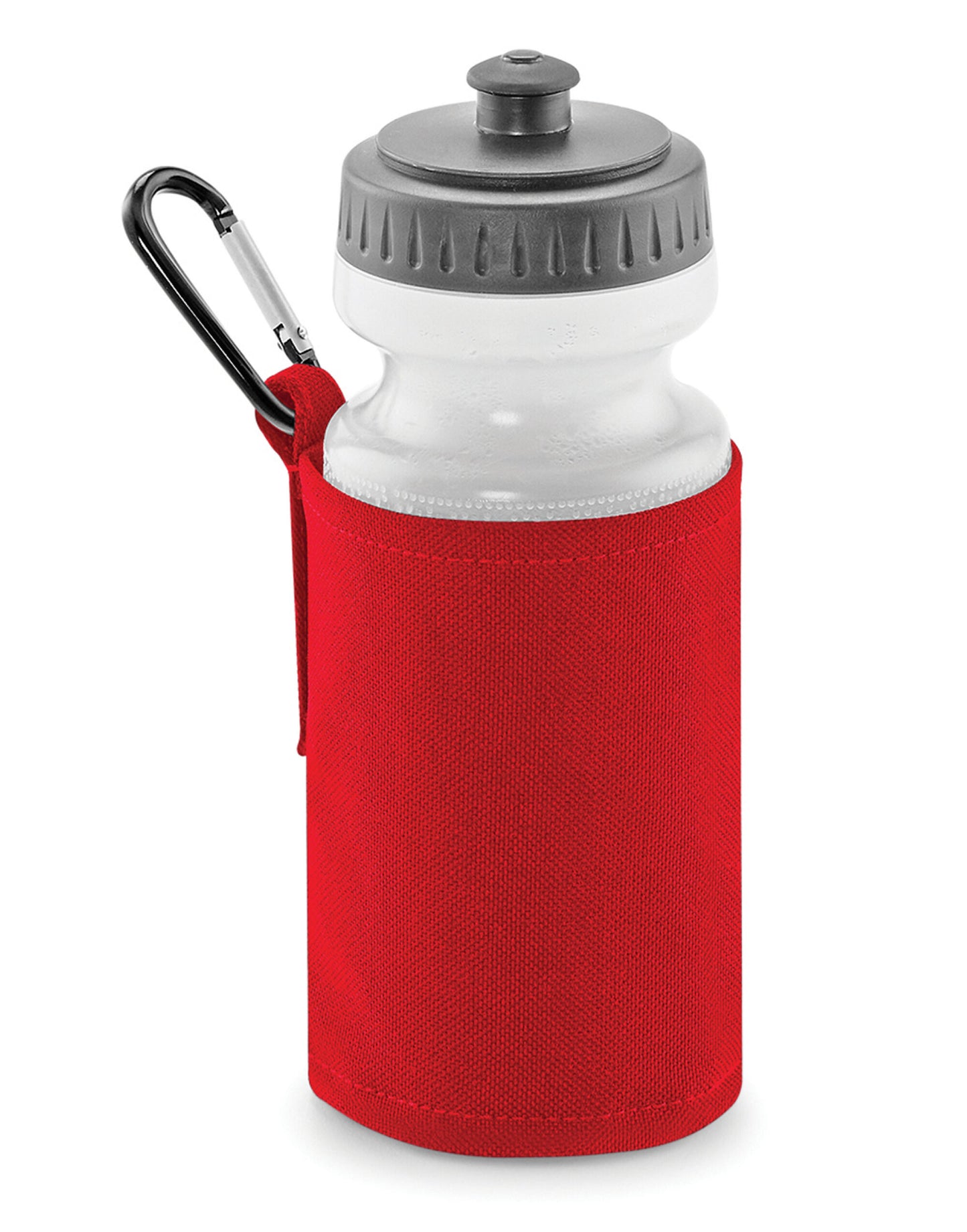Water Bottle And Holder - Classic Red
