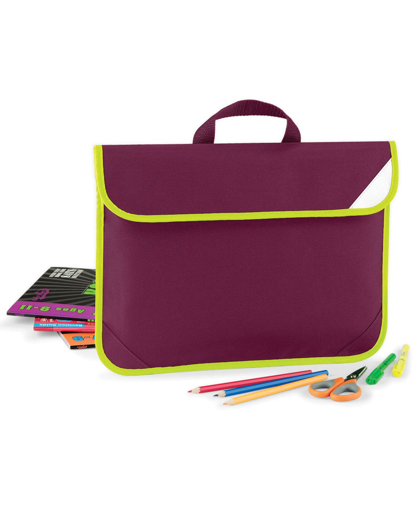 Enhanced-Viz Book Bag - Burgundy