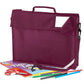 Junior Book Bag With Strap - Burgundy