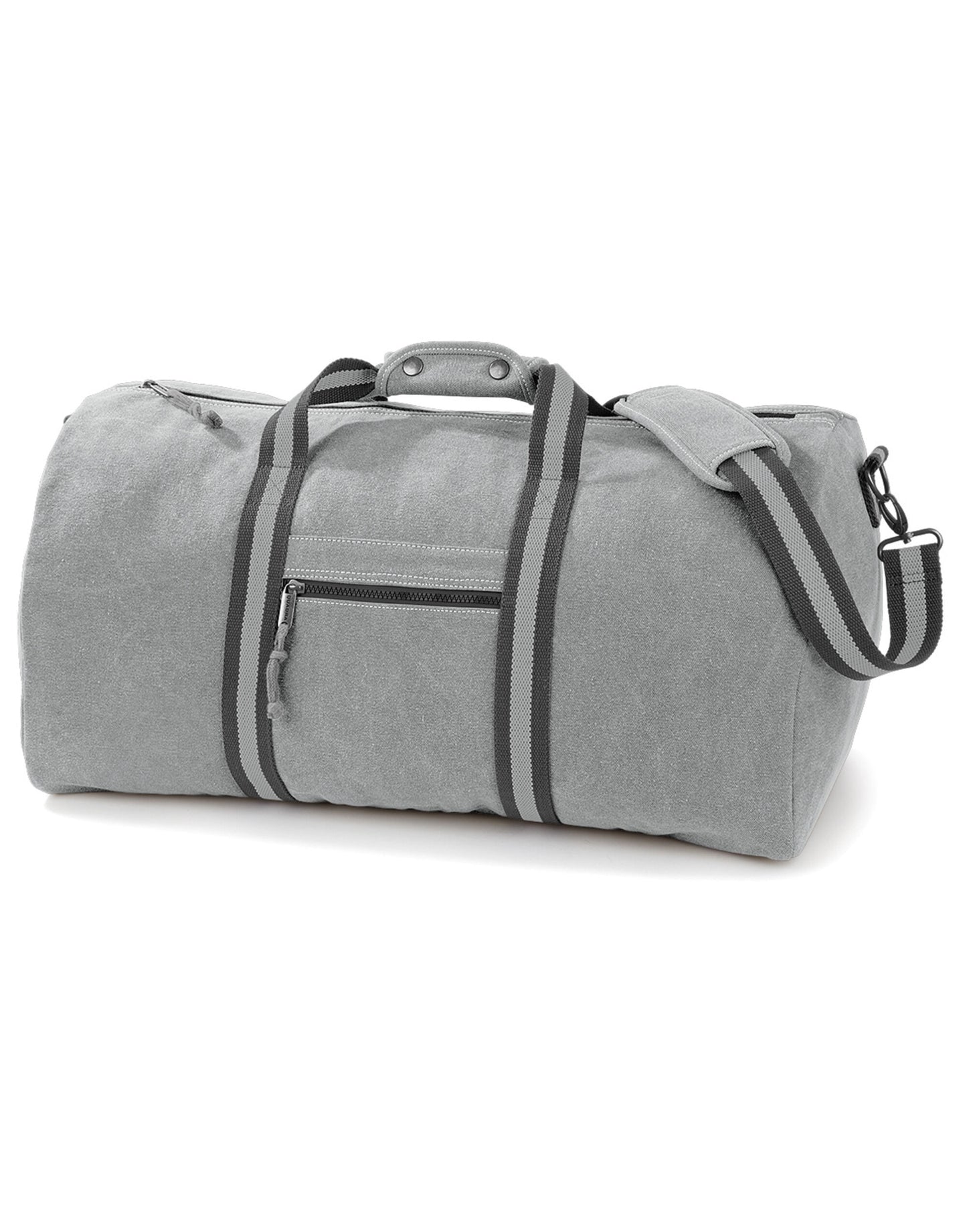 Vintage Canvas Holdall - Vintage Light Grey