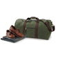Vintage Canvas Holdall - Vintage Military Green