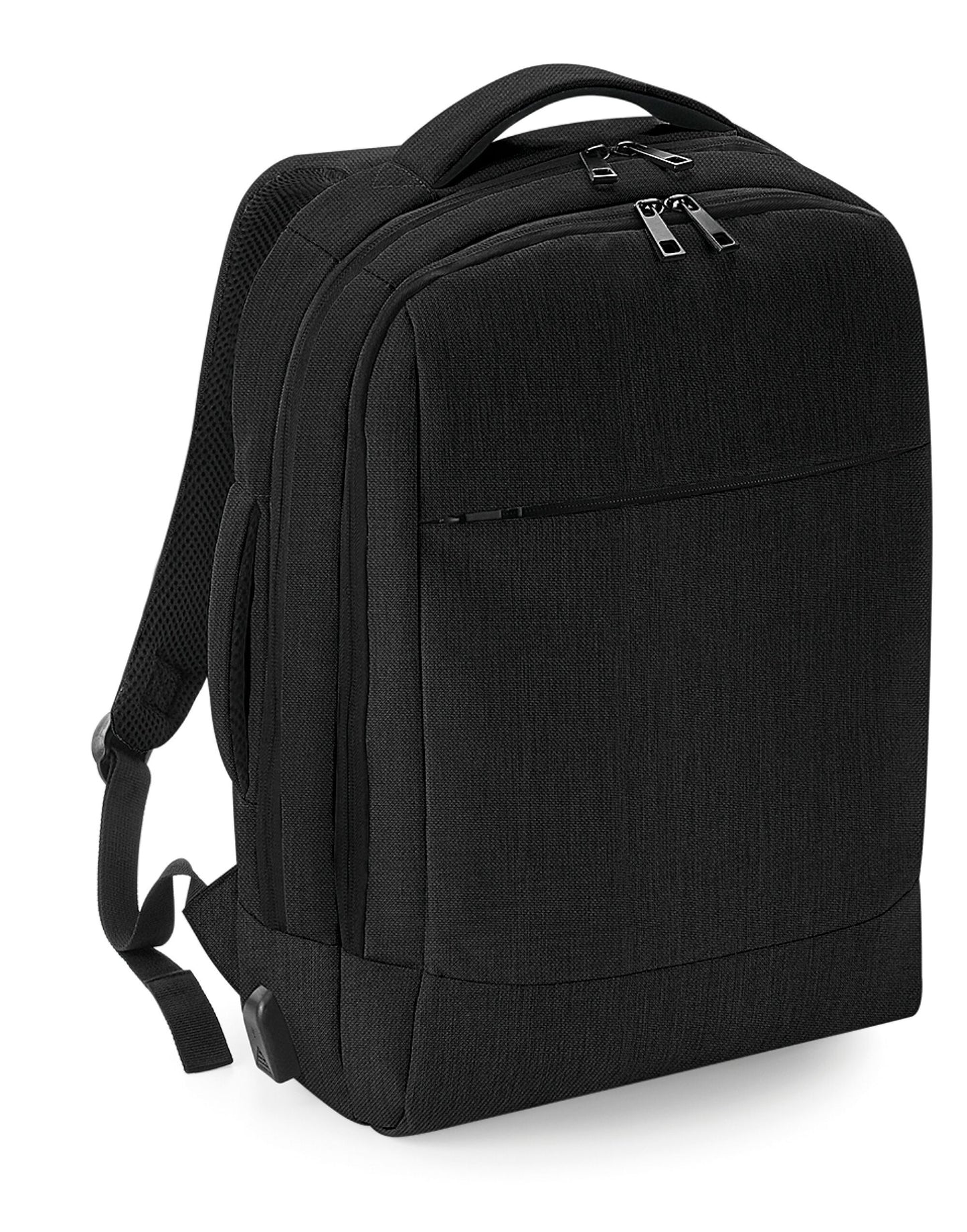 Q-Tech Charge Convertible Backpack - Black