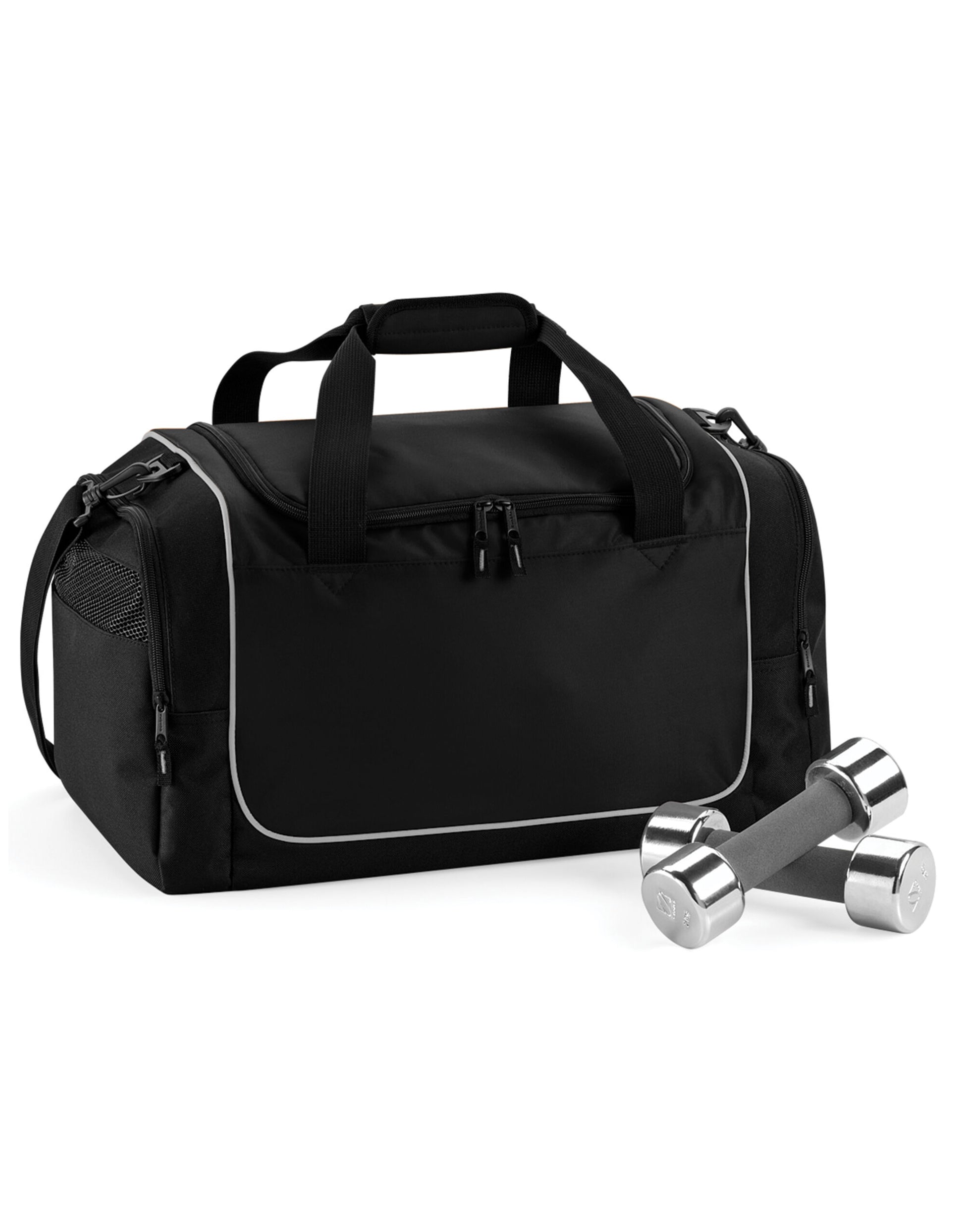 Teamwear Locker Bag - Black/Light Grey