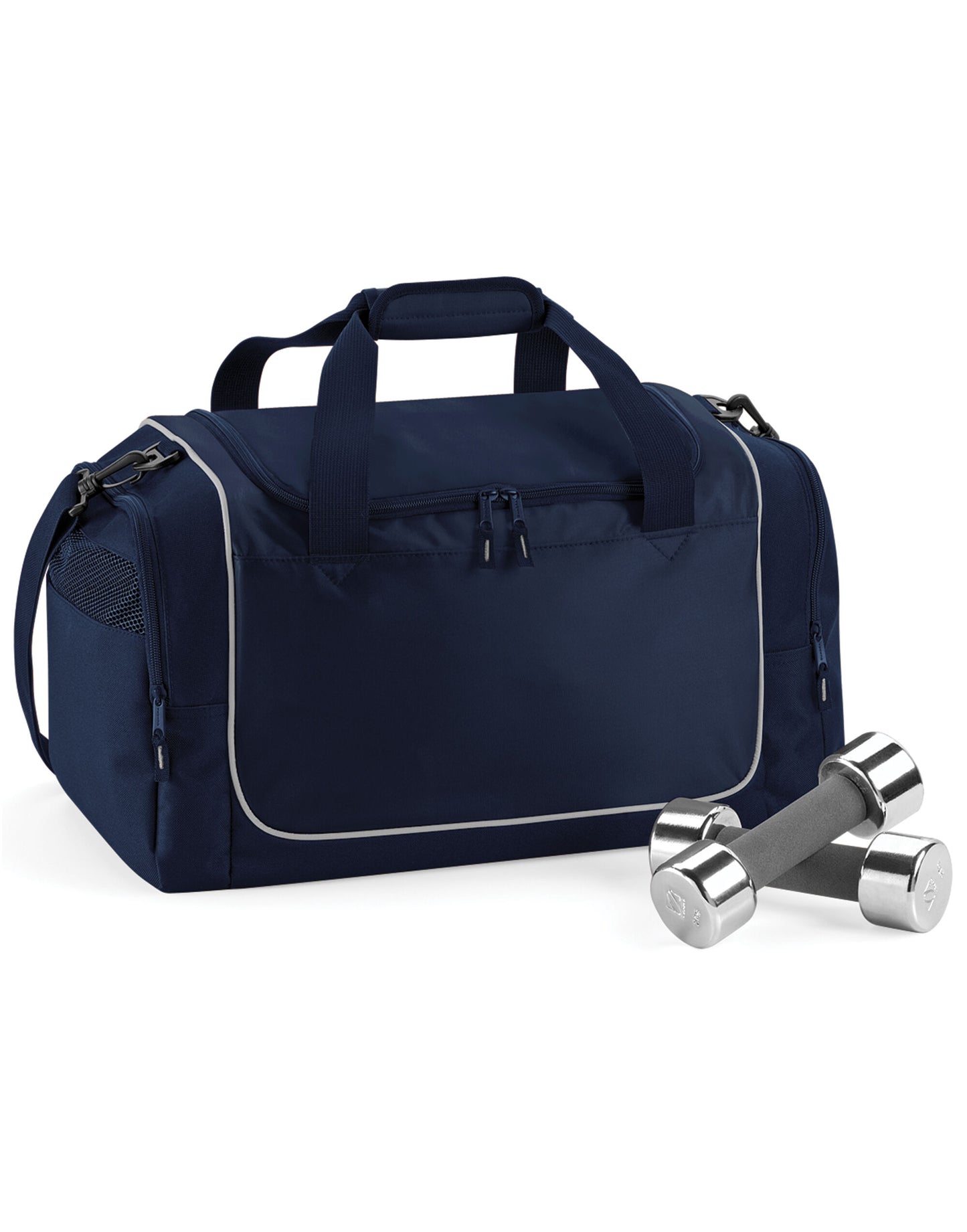 Teamwear Locker Bag - French Navy/Light Grey