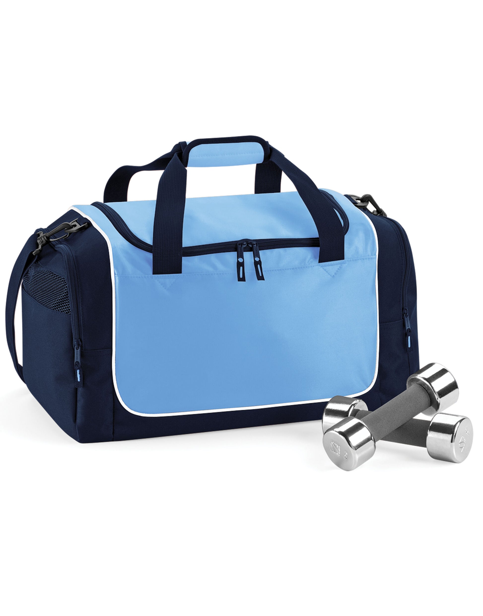 Teamwear Locker Bag - Sky/French Navy/White